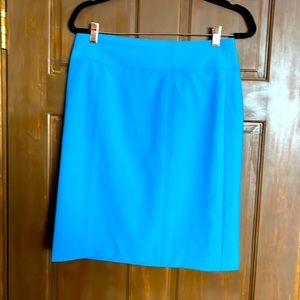 Bright Ocean Blue Pencil skirt.
